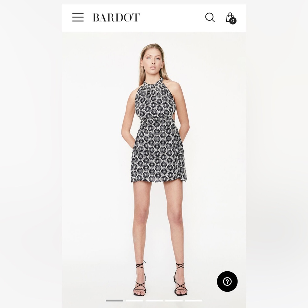 Like New Bardot Kaela Mini Dress. Size Small. The perfect party dress